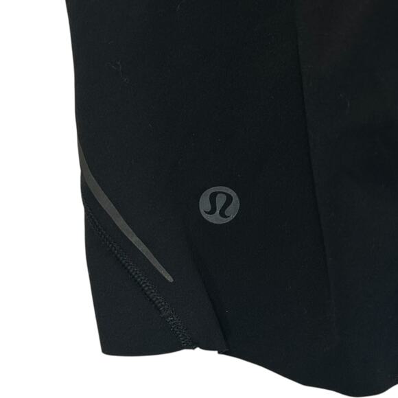 Lululemon Base Pace High-Rise Reflective Short 8" Women's Sz 4 Black Nulux Bike - Picture 5 of 7